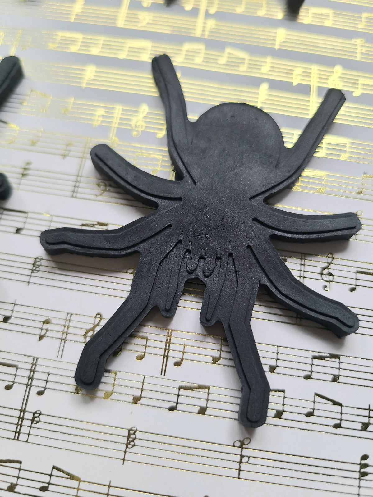 Handcrafted Fondant Spider Cake Toppers