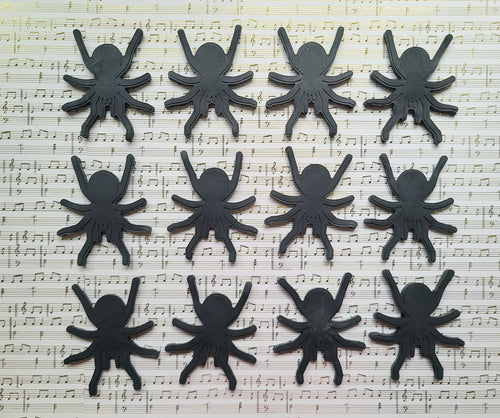 Handcrafted Fondant Spider Cake Toppers