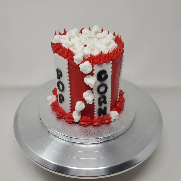 Realistic Butter Fondant Popcorn | Edible Cake & Cupcake Decorations