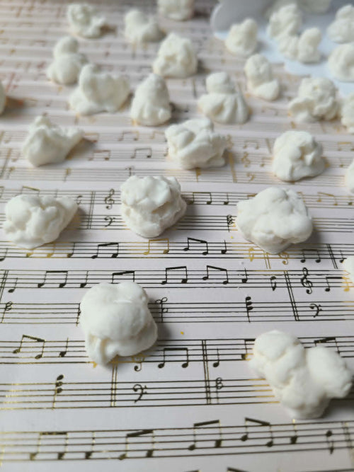 Realistic Plain Fondant Popcorn | Edible Cake & Cupcake Decorations