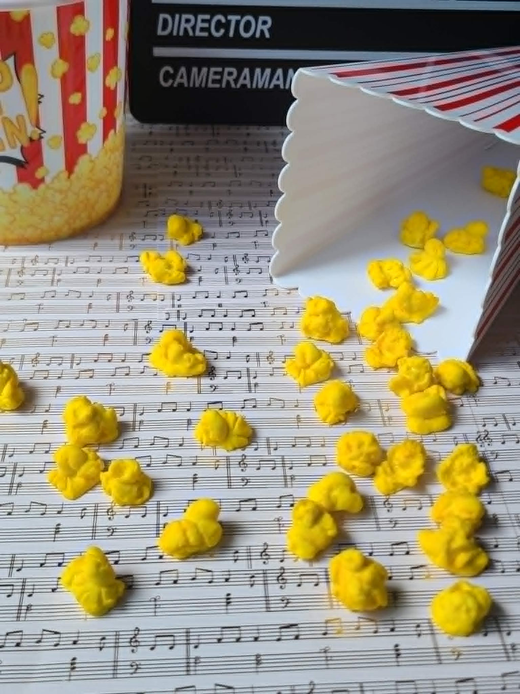 Realistic Butter Fondant Popcorn | Edible Cake & Cupcake Decorations